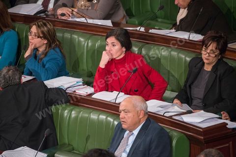 Selma Mabrouk, a member of the Democratic Party and a member of the consensus committee responsible for the final negotiations on drafting the Constitution.