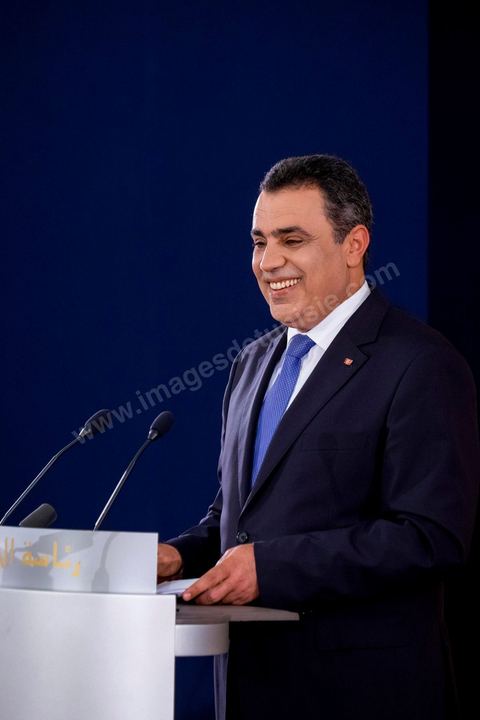 14 mai 2014 : Conférence de presse de Mehdi Jomaa, chef du gouvernement, pour son bilan des 100 jours. en présence des membres de son gouvernement, des chefs et rédacteurs en chefs des médias tunisiens et étrangers.