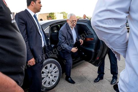 June 7, 2014: Rached Ghannouchi, founder and president of the Islamist Ennahda Party. The Islamist Ennahda party is celebrating its 33rd anniversary in the main square of the Kasbah in Tunis. More than 3,000 supporters have gathered for what resembles a political rally, featuring music and a speech by the party’s founder and president, Rached Ghannouchi.