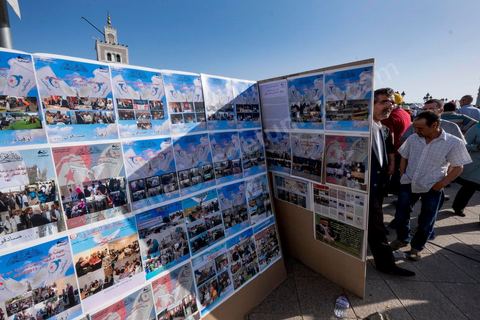 June 7, 2014: The Islamist Ennahda Party celebrates its 33rd anniversary in the large Kasbah Square in Tunis. More than 3,000 supporters gathered for what resembled a political rally, featuring music and a speech by the party’s founder and president, Rached Ghannouchi.