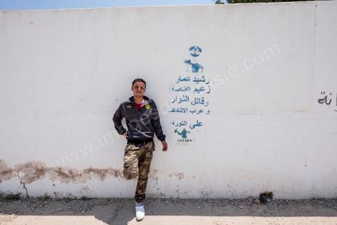 June 13, 2014: At the home of Safouane Bouaziz, 30, in Menzel Bouzaiane, in south-central Tunisia and the heart of the 2011 revolution. Safouane coined one of the revolution’s most iconic slogans: “ .” He is now facing pressure from police, who are pursuing him in four criminal cases related to the protests that took place on the day of the martyr Chokri Belaid’s death on February 6, 2013.