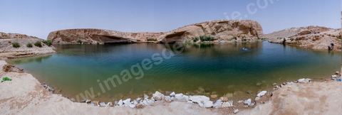 Panoramic view of the lake at "Gafsa Beach"
