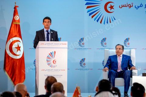 September 8, 2014: Speech by French Prime Minister Manuel Valls at the opening of the “Investing in Tunisia, Start-Up Democracy” conference, organized by Tunisia and France and attended by representatives from numerous countries. During this conference, Tunisia presented 20 major investment projects across several sectors, including new technologies, renewable energy, industry, tourism, and trade.