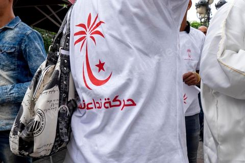 14 octobre 2014 : visite de terrain de la tête de liste Nidaa Tounes aux élections légsilatives sur Tunis 1, Leila Ouled Ali, au centre ville de Tunis. Les femmes ne représentent que 11% des candidats têtes de listes. Sortie en force Leila Ouled Ali a défilé dans les rues autour de l'avenue Bourguiba à Tunis, rencontrée les citoyens et scandée à de nombreuses reprises "Bajbouj président" en référence à leur président de parti Béji Caïd Essebsi candidat aux électiosn présidentielles.