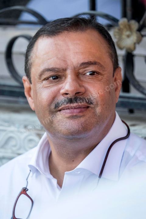 October 16, 2014: Samir Taieb, a member of the National Constituent Assembly (ANC) and the lead candidate on the Tunis 1 list for the Union for Tunisia (UPT) party in the legislative elections, campaigning at the Kabaria market. Kabaria is one of the most disadvantaged neighborhoods in the southern suburbs of Tunis; social tensions and grievances are widespread in these neighborhoods, where residents are often disillusioned with politics. Grassroots outreach has the merit of giving them hope and convincing them to go to the polls. 