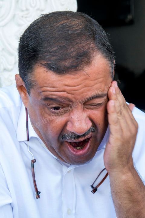 October 16, 2014: Samir Taieb, a member of the National Constituent Assembly (ANC) and the lead candidate on the Tunis 1 list for the Union for Tunisia (UPT) party in the legislative elections, campaigning at the Kabaria market. Kabaria is one of the most disadvantaged neighborhoods in the southern suburbs of Tunis; social tensions and grievances are widespread in these neighborhoods, where residents are often disillusioned with politics. Grassroots outreach has the merit of giving them hope and convincing them to go to the polls. 