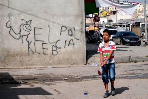 October 16, 2014: Samir Taieb, a member of the National Constituent Assembly (ANC) and the lead candidate on the Tunis 1 list for the Union for Tunisia (UPT) party in the legislative elections, campaigning at the Kabaria market. Kabaria is one of the most disadvantaged neighborhoods in the southern suburbs of Tunis; social tensions and grievances are widespread in these neighborhoods, where residents are often disillusioned with politics. Grassroots outreach has the merit of giving them hope and convincing them to go to the polls. 