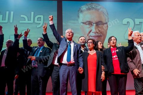 16 novembre 2014 : grand meeting politique du Front populaire, troisième force politique du pays, dans le cadre de la candidature de son président Hamma Hammami à la présidence de la république pour les élections du 23 novembre. Dans un long discours de plus d'une heure, Hammami, a assuré qu'il travaillera à l'installation d'une justice sociale et d'un équilibre entre les différentes régions du pays, avant de finir son meeting avec sa femme Radia Nasraoui, sa fille et tous ses amis et leaders du parti.