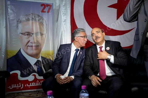 16 novembre 2014 : grand meeting politique du Front populaire, troisième force politique du pays, dans le cadre de la candidature de son président Hamma Hammami à la présidence de la république pour les élections du 23 novembre. Dans un long discours de plus d'une heure, Hammami, a assuré qu'il travaillera à l'installation d'une justice sociale et d'un équilibre entre les différentes régions du pays, avant de finir son meeting avec sa femme Radia Nasraoui, sa fille et tous ses amis et leaders du parti.