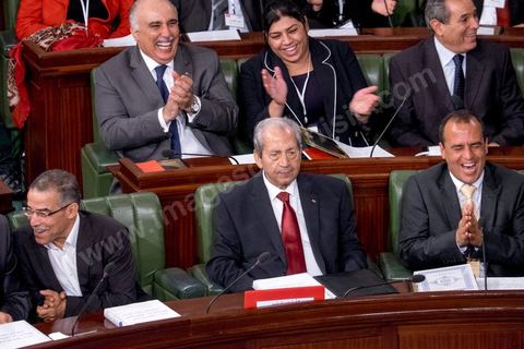 December 2, 2014: Mohamed Ennaceur, a representative from the Nidaa Tounes party, is the favorite to be elected speaker of the assembly. First meeting of the 217 members of the Assembly of the Representatives of the People (ARP) elected on October 26, in an election won by the Nidaa Tounes party (86 seats) over the Islamist Ennahda party (69 seats), which had held the majority until then. This first meeting was presided over by longtime activist Ali Ben Salem, in his capacity as the senior-most member of this new assembly.