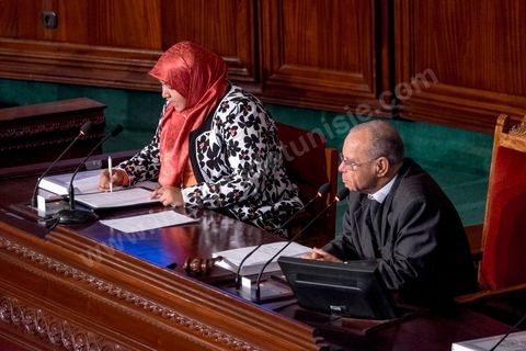 December 2, 2014: Visibly moved, Mr. Ali Ben Salem presided over the heated session. This was the first meeting of the 217 members of the Assembly of the Representatives of the People (ARP) elected on October 26, an election won by the Nidaa Tounès party (86 elected members) over the Islamist Ennahda party (69 members), which had held the majority until then. This first meeting was presided over by longtime activist Ali Ben Salem, in his capacity as the senior-most member of this new assembly.