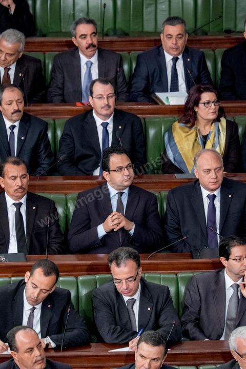4 février 2015 : Présentation du nouveau gouvernement de Habib Essid et discours de politique générale du nouveau Premier Ministre Habib Essid avant le vote de confiance au gouvernement à l'assemblée des Représentants du Peuple.