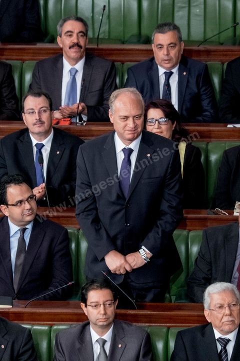 4 février 2015 : Présentation du nouveau gouvernement de Habib Essid et discours de politique générale du nouveau Premier Ministre Habib Essid avant le vote de confiance au gouvernement à l'assemblée des Représentants du Peuple.