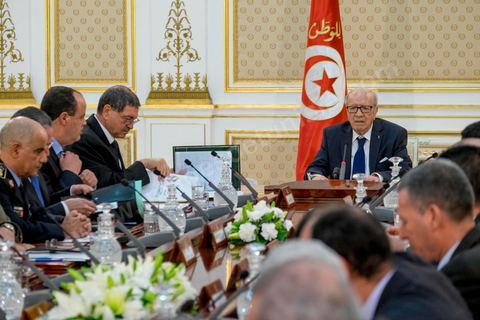 March 19, 2015: First extraordinary joint meeting of the Supreme Council for Internal Security and the Supreme Council of the Armed Forces, chaired by President Béji Caid Essebsi, the Prime Minister, and the Ministers of the Interior and Defense, at the Carthage Palace. “Tunisia is at war,” declared the President.