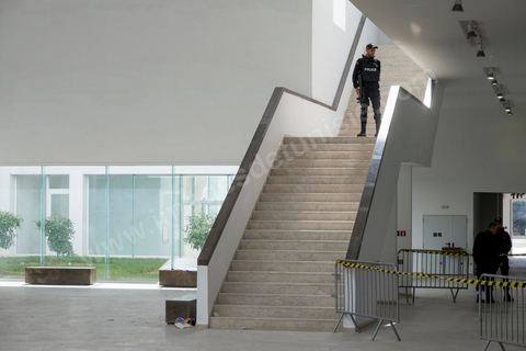 March 19, 2015: As part of a press conference, authorities granted the press access to the entrance hall of the Bardo Museum in Tunis, the site of the terrorist attack that claimed the lives of 19 Tunisian and foreign victims.