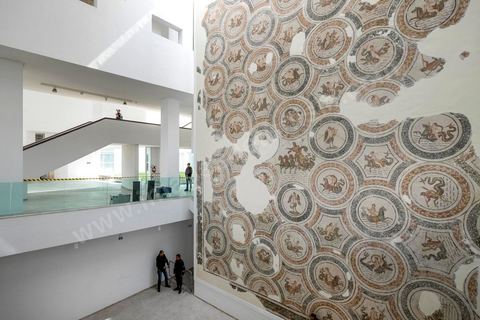 March 19, 2015: As part of a press conference, authorities granted the press access to the entrance hall of the Bardo Museum in Tunis, the site of the terrorist attack that claimed the lives of 19 Tunisian and foreign victims.