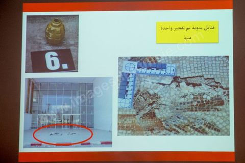 26 mars 2015 : Conférence de presse du ministre de l’Intérieur Najem Gharsalli, à la Direction générale des unités d’intervention à Bouchoucha. Il est revenu sur les détails de l’attaque terroriste du 18 mars, au musée du Bardo.