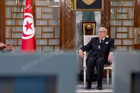 18 avril 2015 : Au palais présidentiel de Carthage, le président tunisien Béji Caïd Essebsi reçoit la délégation. Dans le cadre de la promotion de la Tunisie, la ministre française de la Culture Fleur Pelerin s'est rendue en Tunisie dans un voyage organisé par le ministère du tourisme avec une délégation de personnalités françaises et tunisiennes qui participent à la campagne de communication "La Tunisie, moi j'y vais".