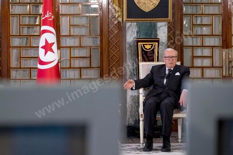 18 avril 2015 : Au palais présidentiel de Carthage, le président tunisien Béji Caïd Essebsi reçoit la délégation. Dans le cadre de la promotion de la Tunisie, la ministre française de la Culture Fleur Pelerin s'est rendue en Tunisie dans un voyage organisé par le ministère du tourisme avec une délégation de personnalités françaises et tunisiennes qui participent à la campagne de communication "La Tunisie, moi j'y vais".