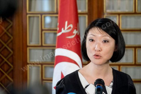18 avril 2015 : Fleur Pelerin, Ministre de la Culture française, au palais présidentiel de Carthage, le président tunisien Béji Caïd Essebsi reçoit la délégation. Dans le cadre de la promotion de la Tunisie, la ministre française de la Culture Fleur Pelerin s'est rendue en Tunisie dans un voyage organisé par le ministère du tourisme avec une délégation de personnalités françaises et tunisiennes qui participent à la campagne de communication "La Tunisie, moi j'y vais".