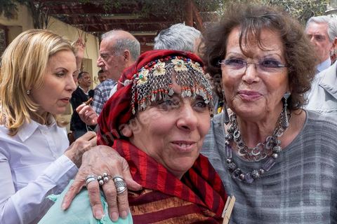 April 18, 2015: Claudia Cardinale. As part of efforts to promote Tunisia, French Minister of Culture Fleur Pelerin traveled to Tunisia on a trip organized by the Ministry of Tourism, accompanied by a delegation of French and Tunisian dignitaries participating in the “Tunisia: I’m Going There” communications campaign.