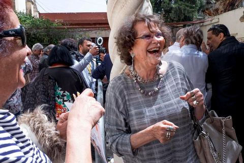 April 18, 2015: Claudia Cardinale. As part of efforts to promote Tunisia, French Minister of Culture Fleur Pelerin traveled to Tunisia on a trip organized by the Ministry of Tourism, accompanied by a delegation of French and Tunisian dignitaries participating in the “Tunisia: I’m Going There” communications campaign.