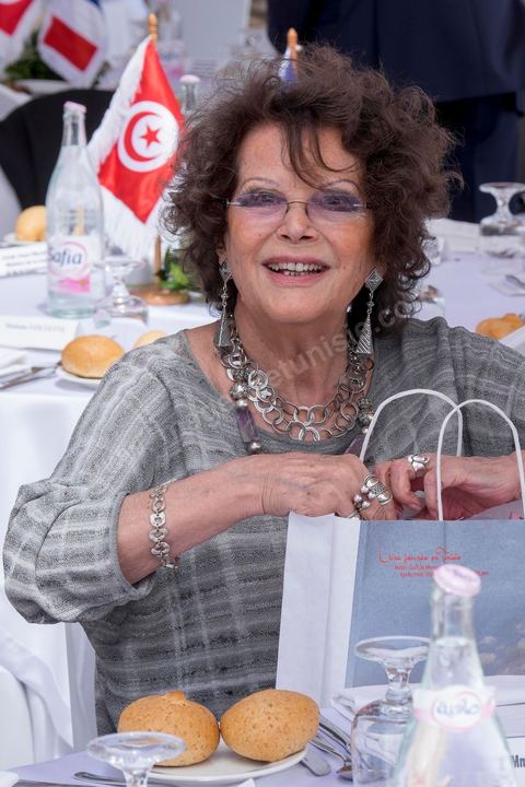 April 18, 2015: Claudia Cardinale. As part of efforts to promote Tunisia, French Minister of Culture Fleur Pelerin traveled to Tunisia on a trip organized by the Ministry of Tourism, accompanied by a delegation of French and Tunisian dignitaries participating in the “Tunisia: I’m Going There” communications campaign.