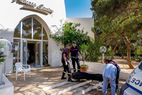 June 26, 2015: Doctors and firefighters remove the last bodies from the hotel’s indoor spa pool. Terrorist attack at a hotel in the Port El Kantaoui tourist area north of Sousse. A young Tunisian terrorist opened fire for nearly half an hour on tourists, from the hotel beach all the way to the reception area, leaving a preliminary death toll of 39 among tourists and Tunisian employees, before being shot dead by security forces. The Tunisian Ministry of Health states that among the injured are people of British, Belgian, German, and Norwegian nationalities, among others.