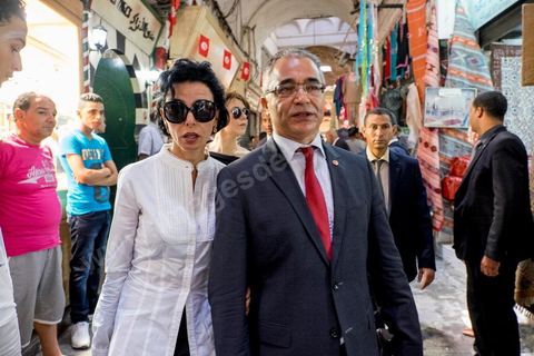 20 juillet 2015 : Visite de la medina de Tunis de Nicolas Sarkozy et de la délégation du parti Les Républicains. Visite de Nicolas Sarkozy en Tunisie à titre de Président du Pparti Les Républicains.