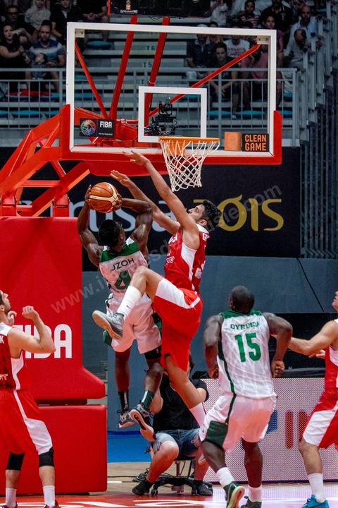 23 août 2015 : dernier match de poule de la Tunisie contre le Nigéria lors de l'AfroBasket Tunisia 2015. Victoire de la Tunisie (70-59) et finie première de son groupe.