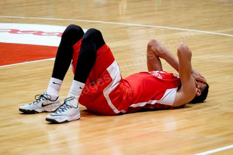 August 23, 2015: Salah Mejri, Tunisia’s famous No. 15, dominates the game at 2.17m; he has just been signed by the Dallas Mavericks and becomes the first Arab player in the NBA. Tunisia’s final group stage game against Nigeria at AfroBasket Tunisia 2015. Tunisia won (70–59) and finished first in its group.