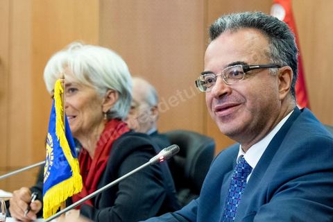 September 9, 2015: Panel discussion with leading Tunisian economic figures at the Central Bank of Tunisia. Two-day visit to Tunis by Christine Lagarde, Managing Director of the International Monetary Fund (IMF). As part of her second official visit to Tunisia—her last visit to the country had been in 2012—she met with President Beji Caïd Essebsi, Central Bank Governor Chedly Ayari, and Prime Minister Habib Essid. Her key messages: confidence and reforms amid challenging circumstances. Amid this busy schedule, she made a point of visiting the Medina of Tunis to reaffirm the importance and value of tourism, and she visited the Bardo Museum to lay a wreath in tribute to the victims of the March 18 attack. 