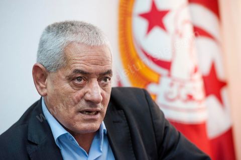 Houcine ABBASSI, General Secretary of the UGTT (General Union of Tunisian Workers), a labor union and member of the Tunisian National Dialogue Quartet, which was awarded the 2015 Nobel Peace Prize on October 9, 2015. 