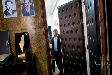 Houcine ABBASSI, General Secretary of the UGTT (General Union of Tunisian Workers), a labor union and member of the Tunisian National Dialogue Quartet, which was awarded the 2015 Nobel Peace Prize on October 9, 2015. 