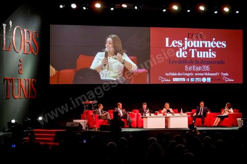 Wided Bouchamaoui, President of UTICA, the Tunisian Employers’ Union, and the only woman on the Tunisian National Dialogue Quartet, which was awarded the 2015 Nobel Peace Prize on October 9, 2015.