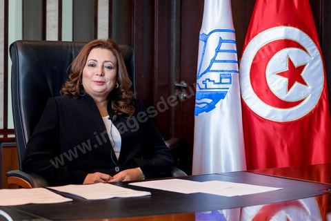 Wided Bouchamaoui, President of UTICA, the Tunisian employers’ union, and the only woman among the members of the Tunisian National Dialogue Quartet, which was awarded the 2015 Nobel Peace Prize on October 9, 2015. In her office a few hours after the Nobel Prize was announced.