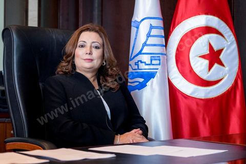Wided Bouchamaoui, President of UTICA, the Tunisian employers’ union, and the only woman among the members of the Tunisian National Dialogue Quartet, which was awarded the 2015 Nobel Peace Prize on October 9, 2015. In her office a few hours after the Nobel Prize was announced.