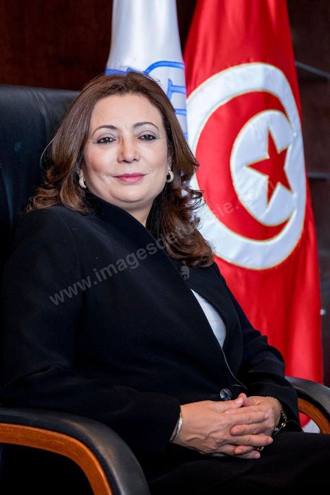 Wided Bouchamaoui, President of UTICA, the Tunisian employers’ union, and the only woman among the members of the Tunisian National Dialogue Quartet, which was awarded the 2015 Nobel Peace Prize on October 9, 2015. In her office a few hours after the Nobel Prize was announced.