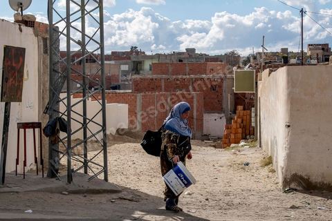 January 22, 2016  the working-class neighborhood of Cité Ezzouhour in Kasserine.