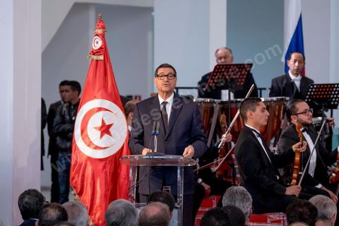 18 mars 2016 : Discours de Habib Essid, Premier Ministre tunisien, un an après l'attentat, la Tunisie organise un grand événement avec la commémoration de l'attentat du Bardo qui a fait 21 victimes étangères et une victime tunisienne. La cérémonie qui s'est déroulée dans le hall du musée avec la présence du premier ministre tunisien, Habib Essid, des ministres tunisiens mais aussi Jean-Marc Ayrault, Ministre des Affaires Etrangères français.
