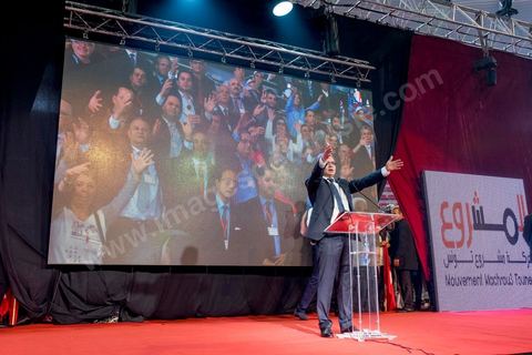 20 mars 2016 : premier grand meetingorganisé par les fondateurs du mouvement "Machrou3 Tounes" dirigé par Mohsen Marzouk. A la coupole d'El Menzah, annoce officielle du nouveau parti, présentation de son logo, une clef, et du communiqué fondateur. Le meeting se termine par un long discours de son leader Mohsen Marzouk, ex Nidaa Tounes. Il a indiqué que le mouvement Projet de la Tunisie ne refera pas les mêmes erreurs que celles commises par Nidaa Tounes.
