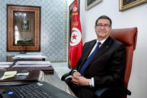 Habib Essid, chef du gouvernment tunisien depuis le 6 février 2015