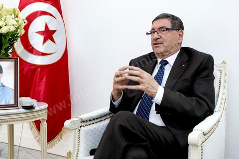 Habib Essid, chef du gouvernment tunisien depuis le 6 février 2015