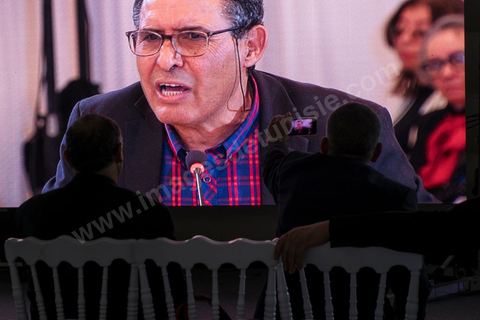 Auditions publiques de l'Instance Vérité Dignité, 18 novembre 2016. Ridha Barakati, frère de Nabil Barakati, militant communiste, mort sous la torture au commissariat de police de  Gaafour en mai 1987.