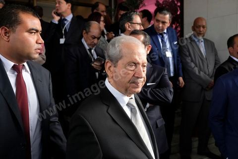 29 novembre 2016 : Moahmed Ennaceur, President ARP. Cérémonie d'ouverture de la Conférence Tunisia 2020 par président Tunisien Beji Caid Essebsi, avec Emir du Qatar, Premiers Ministres tunisien, français et algérien.