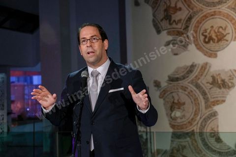 29 novembre 2016 : Discours de Youssef Chahed, Premier ministre, à la soirée au Musée du Bardo de la conférence Tunisia 2020