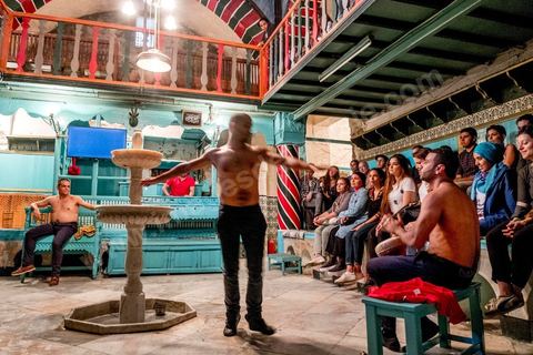 October 4, 2017: Dream City in the medina of Tunis. A dance performance by Rochdi Belgasmi in a traditional hammam.
“Arous Oueslat”: From sexuality to dance, it’s almost just one step. And from dance to debauchery, it’s just two steps. Or three. In the space between them, Rochdi Belgasmi’s work continually revisits the gray areas of their shared memory. It is through Selim, the son of a prostitute from the late 18th century, that Rochdi Belgasmi explores here the masculine body and its repressed sexuality. The character of Selim appears on stage, in this hammam, to bear witness but also to manipulate. These are the laws—his laws—of hospitality. Between the attraction of one and the rejection of the other, the performance holds up an invisible mirror to the sociality of the prostitute’s body and its masculine fantasy in Arab-Muslim society, but also to the body of the city and its imaginaries, its erogenous zones, and its visceral connections.