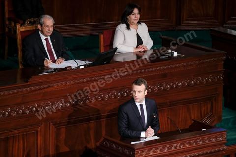February 1, 2018: Speech by Emmanuel Macron before members of the ARP (Assembly of People’s Representatives) at the Bardo in Tunisia. After emphasizing that Tunisia’s challenges are primarily economic, the French president stated that “painful reforms are necessary for Tunisia to become a truly attractive destination.”From 2016 to 2020, France’s aid for Tunisia’s economic recovery totaled 1.2 billion euros, with an additional 500 million euros allocated for 2020–2022. “If you fail, we fail” was the phrase Macron repeated throughout his 24-hour state visit.