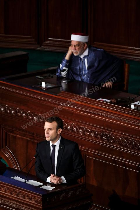 February 1, 2018: Speech by Emmanuel Macron before members of the ARP (Assembly of People’s Representatives) at the Bardo in Tunisia. After emphasizing that Tunisia’s challenges are primarily economic, the French president stated that “painful reforms are necessary for Tunisia to become a truly attractive destination.”From 2016 to 2020, France’s aid for Tunisia’s economic recovery totaled 1.2 billion euros, with an additional 500 million euros allocated for 2020–2022. “If you fail, we fail” was the phrase Macron repeated throughout his 24-hour state visit.