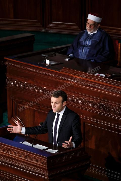 February 1, 2018: Speech by Emmanuel Macron before members of the ARP (Assembly of People’s Representatives) at the Bardo in Tunisia. After emphasizing that Tunisia’s challenges are primarily economic, the French president stated that “painful reforms are necessary for Tunisia to become a truly attractive destination.”From 2016 to 2020, France’s aid for Tunisia’s economic recovery totaled 1.2 billion euros, with an additional 500 million euros allocated for 2020–2022. “If you fail, we fail” was the phrase Macron repeated throughout his 24-hour state visit.